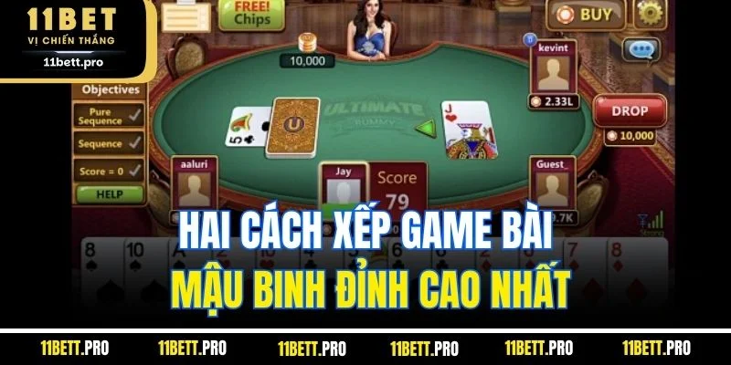 Hai cách xếp game bài mậu binh đỉnh cao nhất