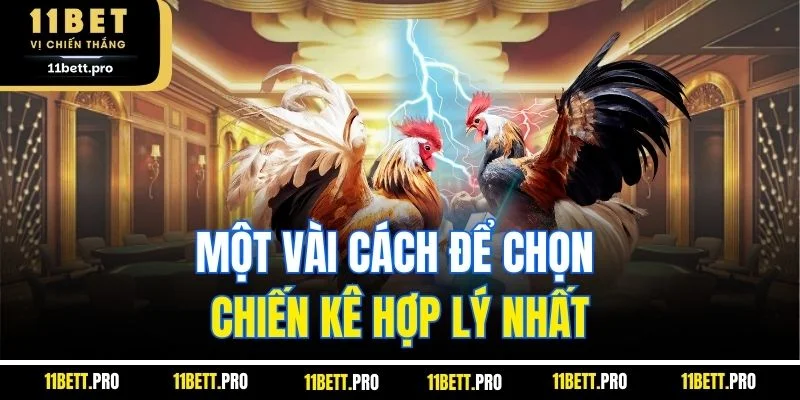 Một vài cách để chọn chiến kê hợp lý nhất